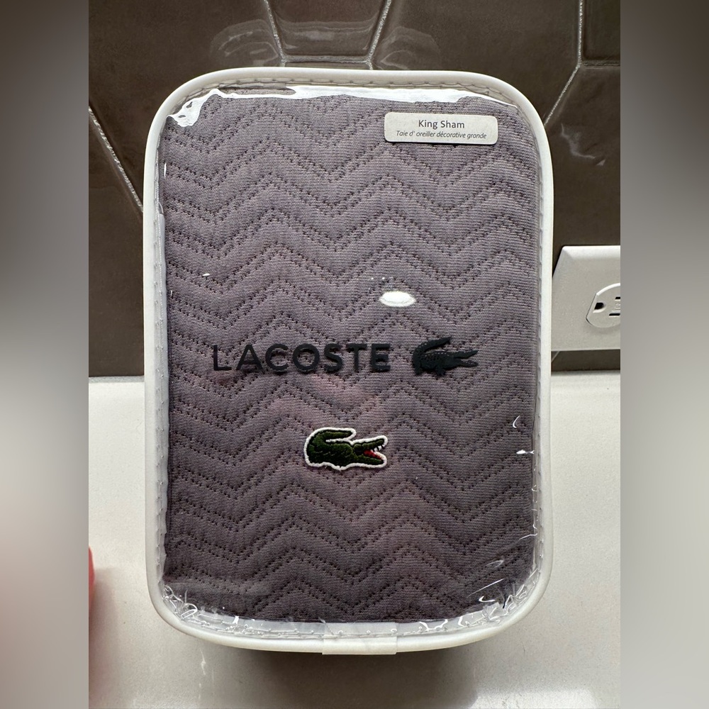 Lacoste Chevron Coverlet Sham